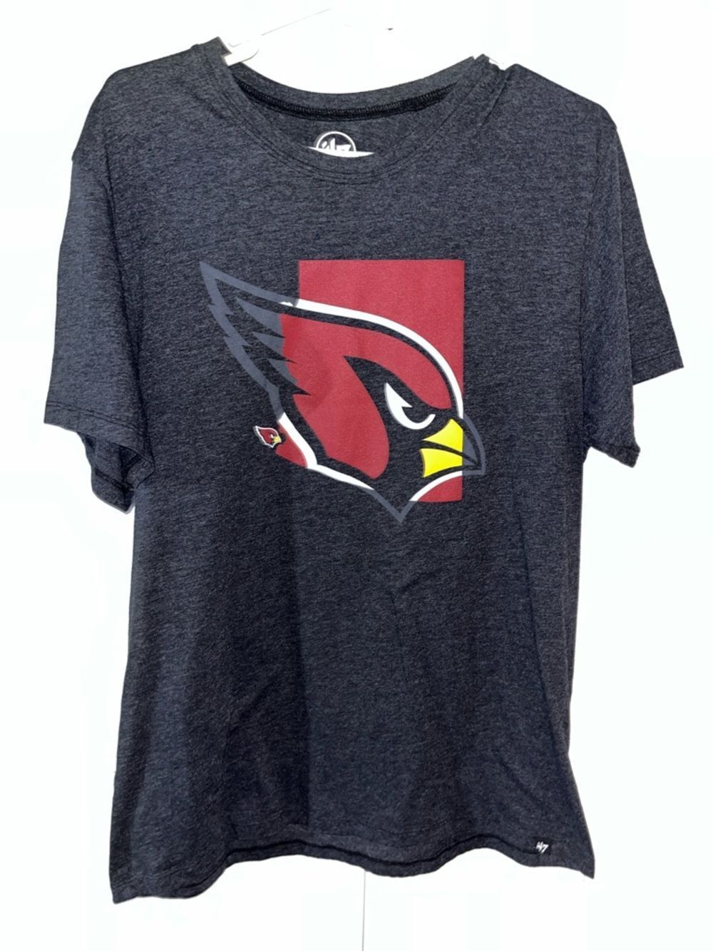 New Dark Gray Cotton Poly NFL Arizona Cardinals AZ State Desert Shirt Mens NWOT